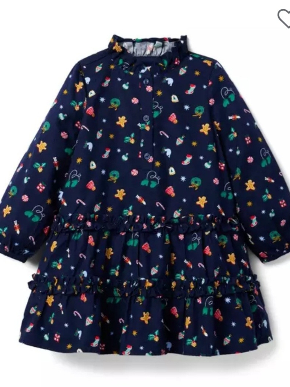Janie and Jack The Holiday Ruffle Dress Size 8